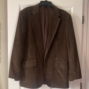 CLAIBORNE MENS BROWN CORDUROY BLASER
